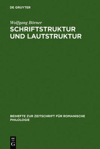 Cover image for Schriftstruktur und Lautstruktur