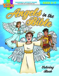 Cover image for Angels in the Bible Colring and Activity Book