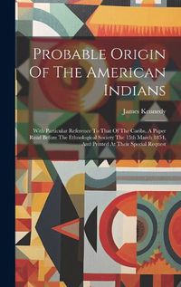 Cover image for Probable Origin Of The American Indians