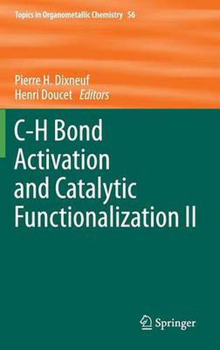 Cover image for C-H Bond Activation and Catalytic Functionalization II