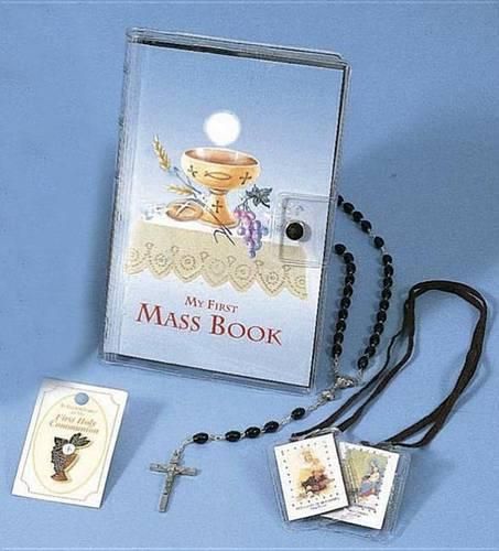 Cover image for First Mass Book Vinyl Set: An Easy Way of Participating at Mass for Boys and Girls