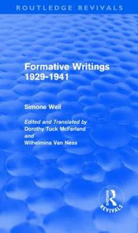 Cover image for Formative Writings (Routledge Revivals)