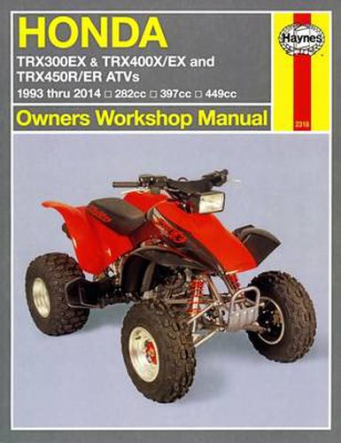 Cover image for Honda TRX300EX, TRX400X/EX, TRX450R/ER ATVs (93 - 14)