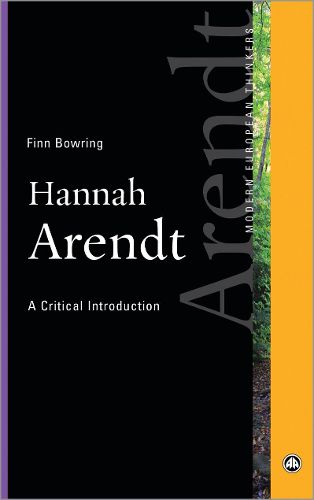 Hannah Arendt: A Critical Introduction