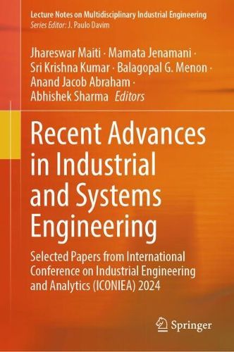 Cover image for Recent Advances in Industrial and Systems Engineering