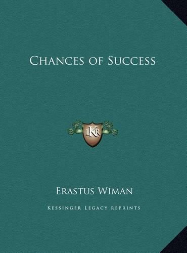 Cover image for Chances of Success