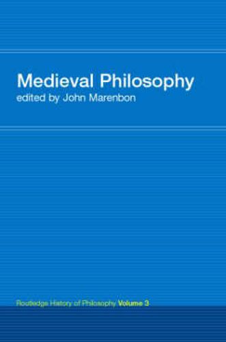 Cover image for Routledge History of Philosophy Volume III: Medieval Philosophy