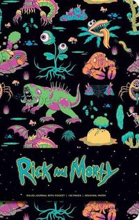 Cover image for Rick and Morty Deluxe Hardcover Ruled Journal
