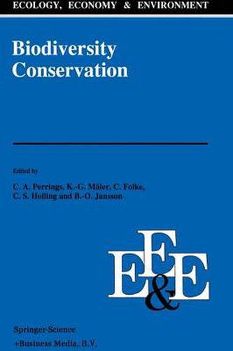 Cover image for Biodiversity Conservation: Problems and Policies