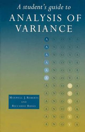 Cover image for A Student's Guide to Analysis of Variance