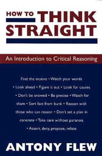 Cover image for How to Think Straight: An Introduction to Critical Reasoning