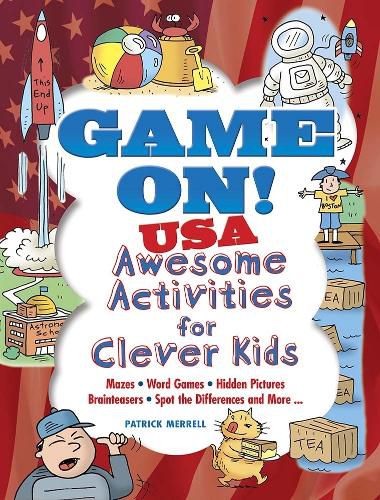 Cover image for Game On! USA: Awesome Activities For Clever Kids