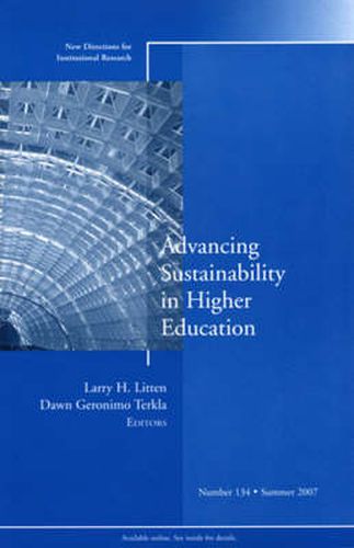 Cover image for Advancing Sustainability in Higher Education