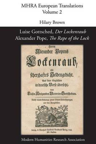 Luise Gottsched, 'Der Lockenraub' / Alexander Pope, 'The Rape of the Lock