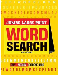 Cover image for Jumbo Word Search Book for Adults Large Print