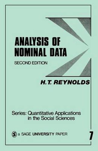 Cover image for Analysis of Nominal Data