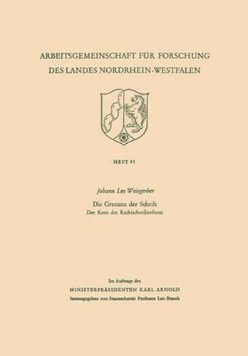 Cover image for Die Grenzen Der Schrift. Der Kern Der Rechtschreibreform