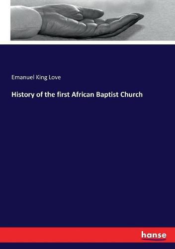 Cover image for History of the first African Baptist Church