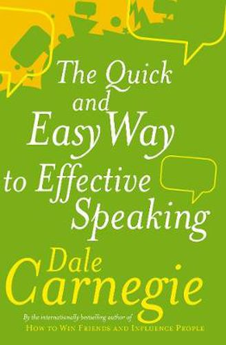 Cover image for The Quick and Easy Way to Effective Speaking