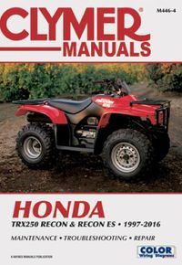 Cover image for Clymer Honda TRX Recon & Recon Es: 97-16