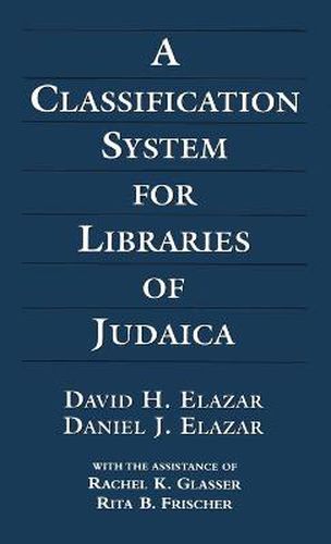 A Classification System for Libraries of Judaica