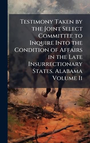 Cover image for Testimony Taken by the Joint Select Committee to Inquire Into the Condition of Affairs in the Late Insurrectionary States. Alabama Volume Ii