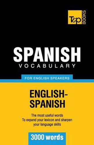 Spanish Vocabulary for English Speakers - 3000 words