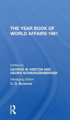 Cover image for The Year Book Of World Affairs, 1981