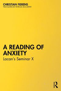 Cover image for A Reading of Anxiety