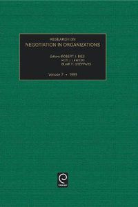 Cover image for Research on Negotiation in Organizations
