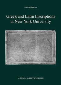 Cover image for Greek and Latin Inscriptions at New York University II