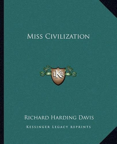 Cover image for Miss Civilization