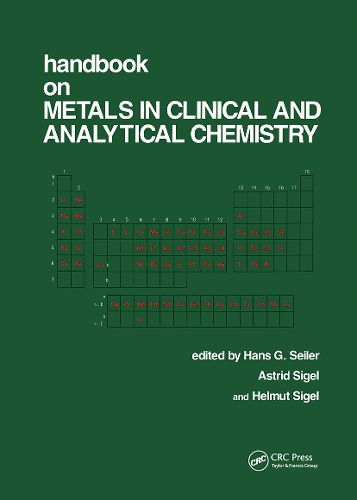 Cover image for Handbook on Metals in Clinical and Analytical Chemistry