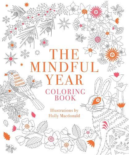 Cover image for The Mindful Year Coloring Book