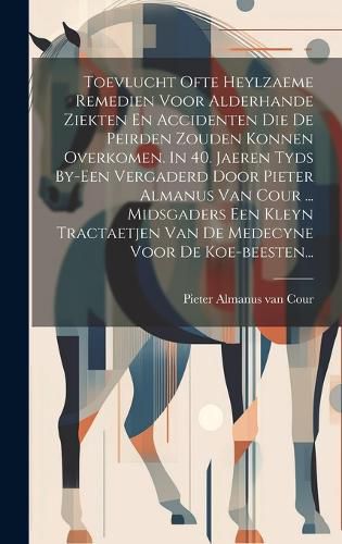 Cover image for Toevlucht Ofte Heylzaeme Remedien Voor Alderhande Ziekten En Accidenten Die De Peirden Zouden Konnen Overkomen. In 40. Jaeren Tyds By-een Vergaderd Door Pieter Almanus Van Cour ... Midsgaders Een Kleyn Tractaetjen Van De Medecyne Voor De Koe-beesten...