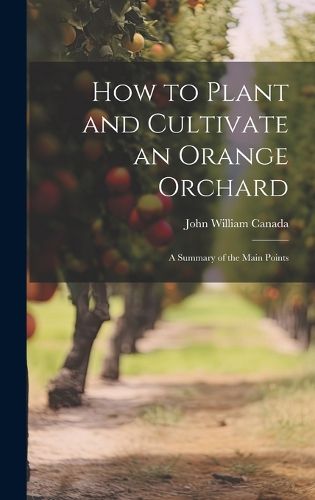 Cover image for How to Plant and Cultivate an Orange Orchard; a Summary of the Main Points