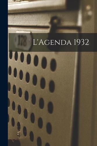 Cover image for L'Agenda 1932