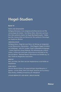 Cover image for Hegel-Studien / Hegel-Studien