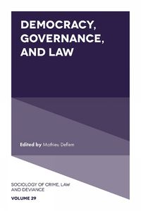 Cover image for Democracy, Governance, and Law