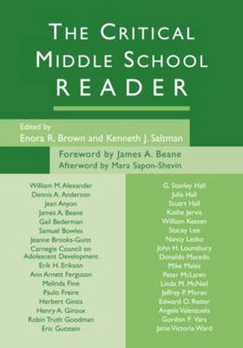 Cover image for The Critical Middle School Reader