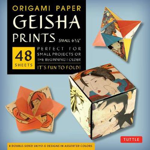 Origami Paper Geisha Prints: Small