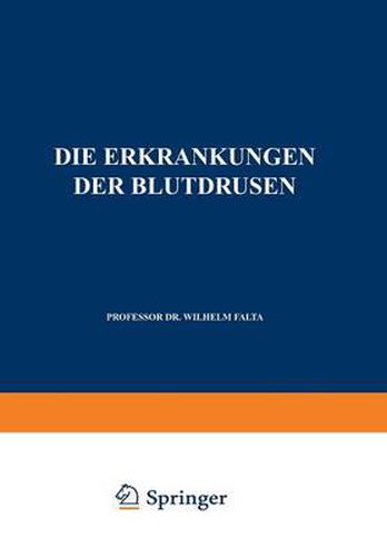 Cover image for Die Erkrankungen Der Blutdrusen