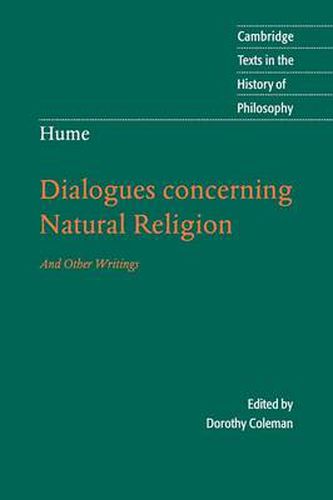 Cover image for Hume: Dialogues Concerning Natural Religion: And Other Writings