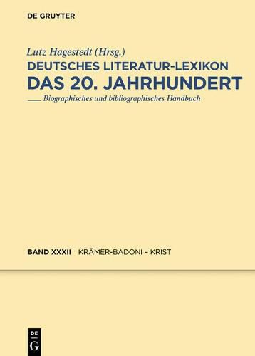 Cover image for Kramer-Badoni - Kriegelstein