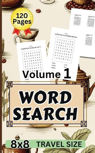 Cover image for 8x8 Word Search Travel Size Volume 1