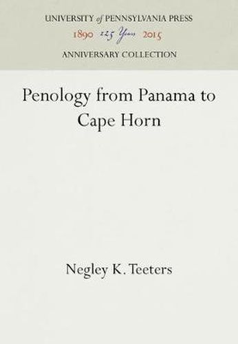 Cover image for Penology from Panama to Cape Horn