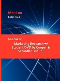 Cover image for Exam Prep for Marketing Research W/ Student DVD by Cooper & Schindler, 1st Ed.