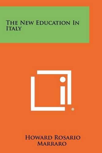 Cover image for The New Education in Italy