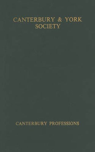 Canterbury Professions