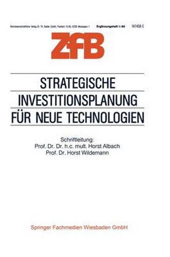 Strategische Investitionsplanung Fur Neue Technologien